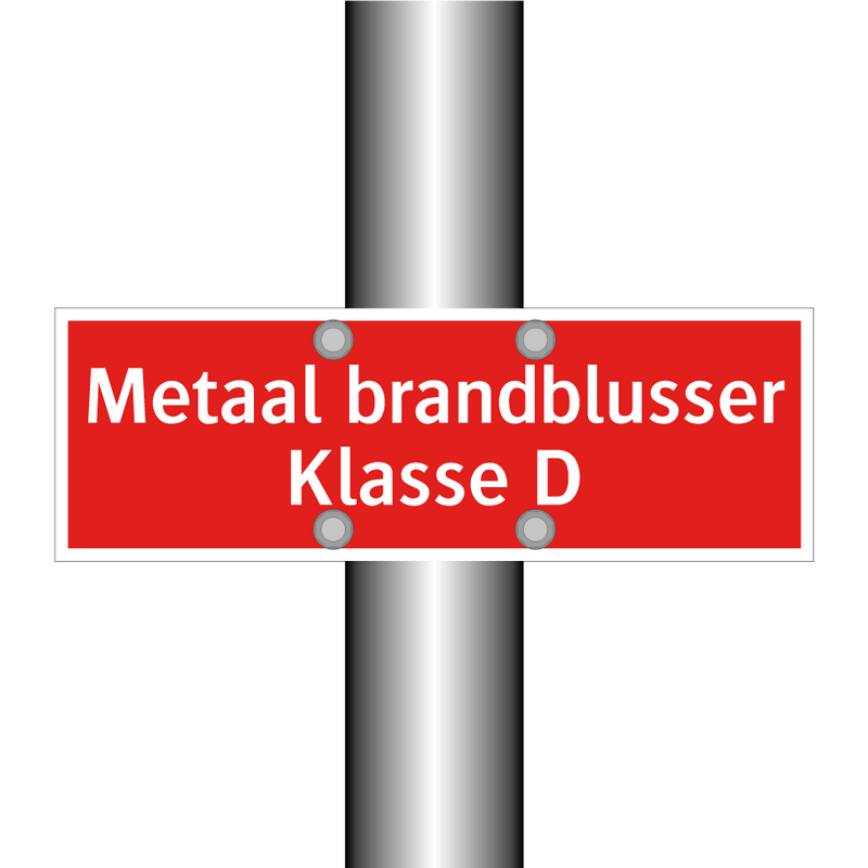 Metaal brandblusser Klasse D