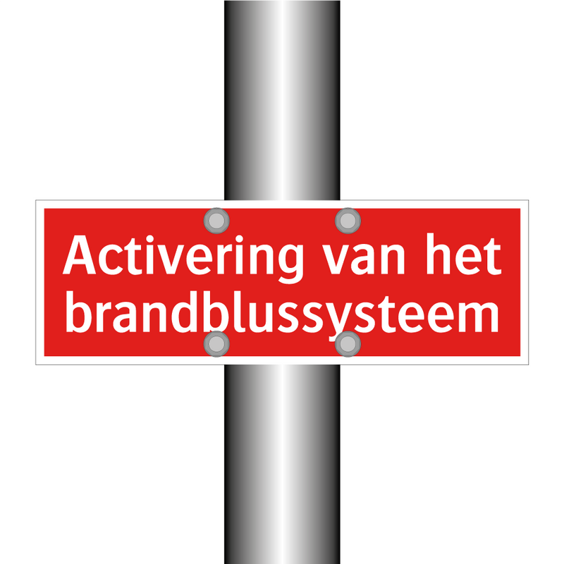 Activering van het brandblussysteem