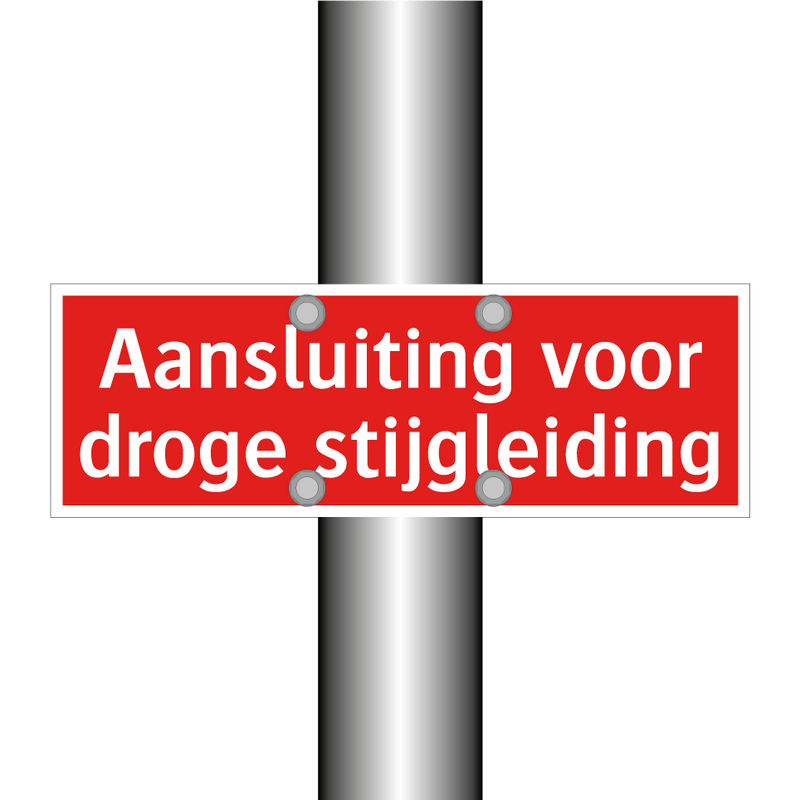 Aansluiting voor droge stijgleiding