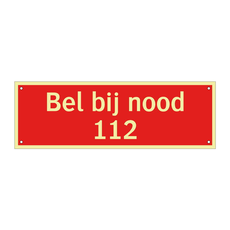 Bel bij nood 112