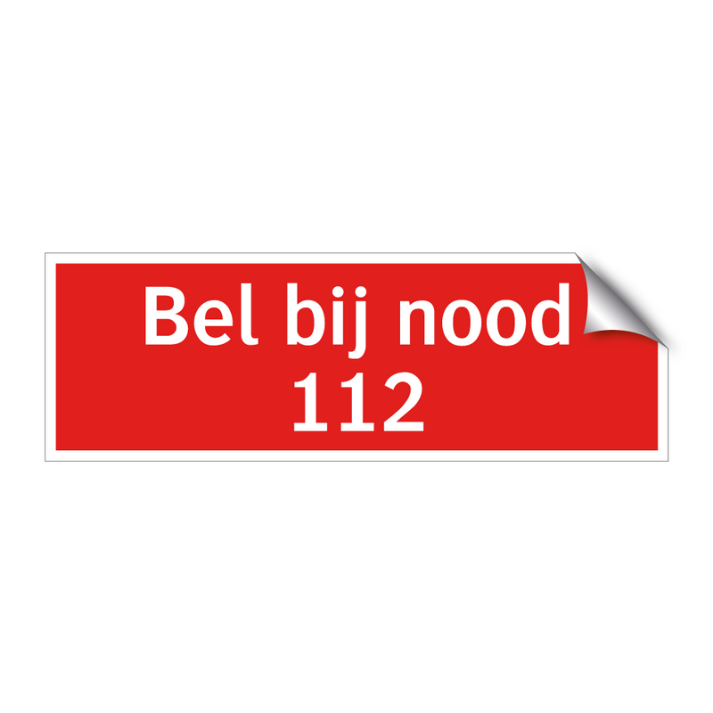 Bel bij nood 112