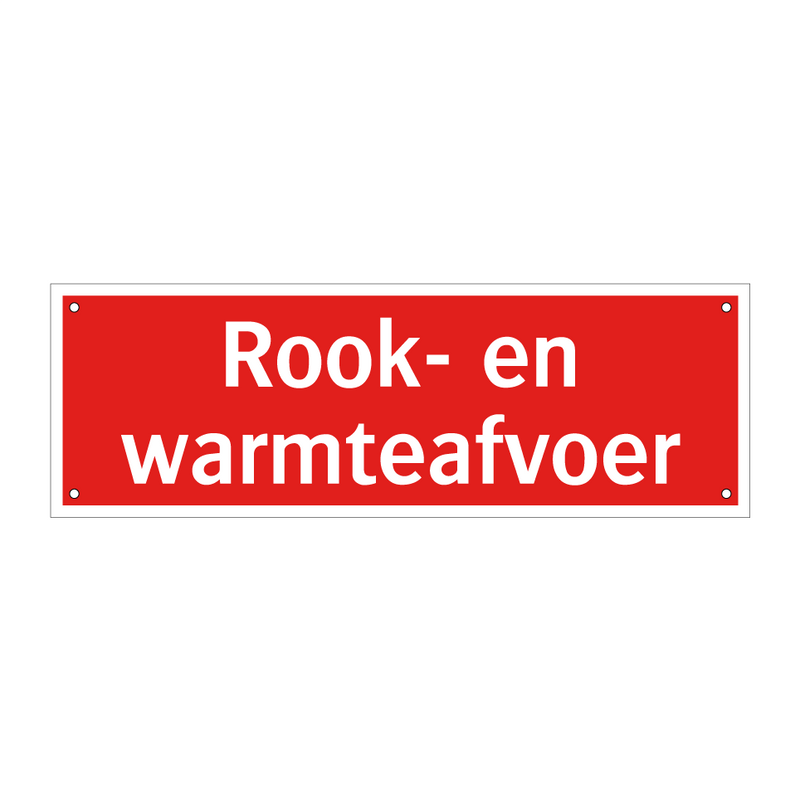 Rook- en warmteafvoer