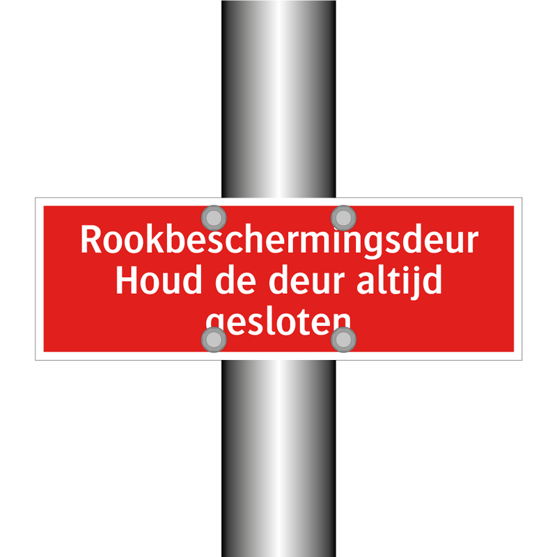 Rookbeschermingsdeur Houd de deur altijd gesloten