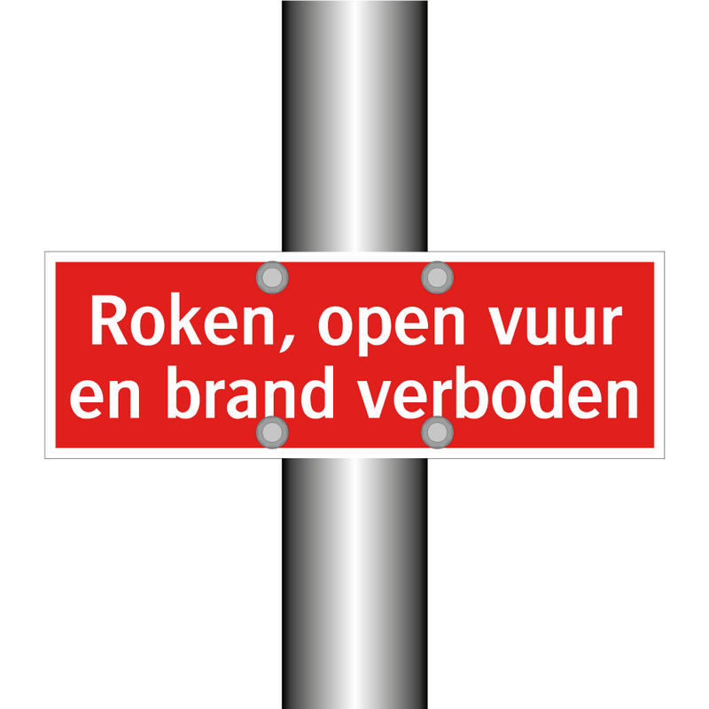 Roken, open vuur en brand verboden