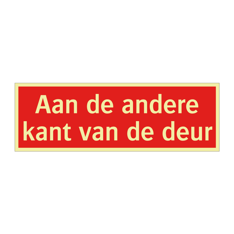 Aan de andere kant van de deur