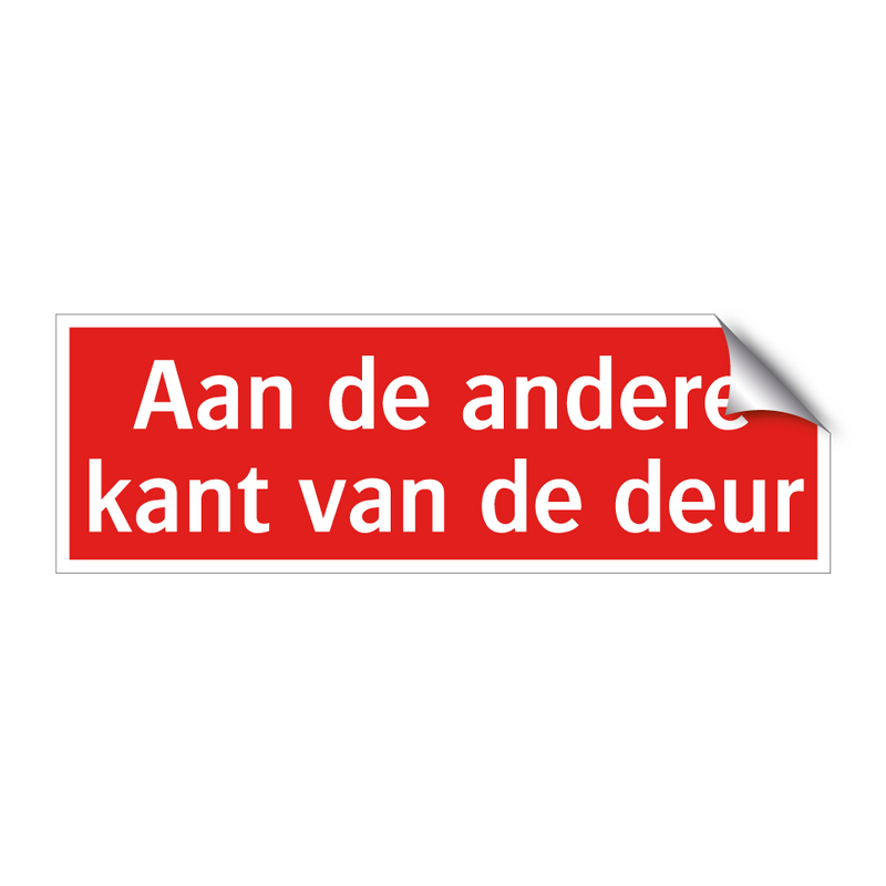 Aan de andere kant van de deur