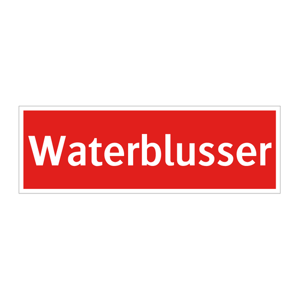 Waterblusser