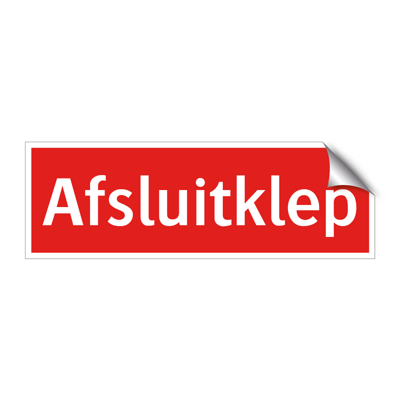 Afsluitklep