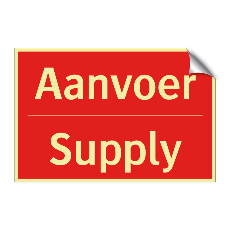 Aanvoer - Supply