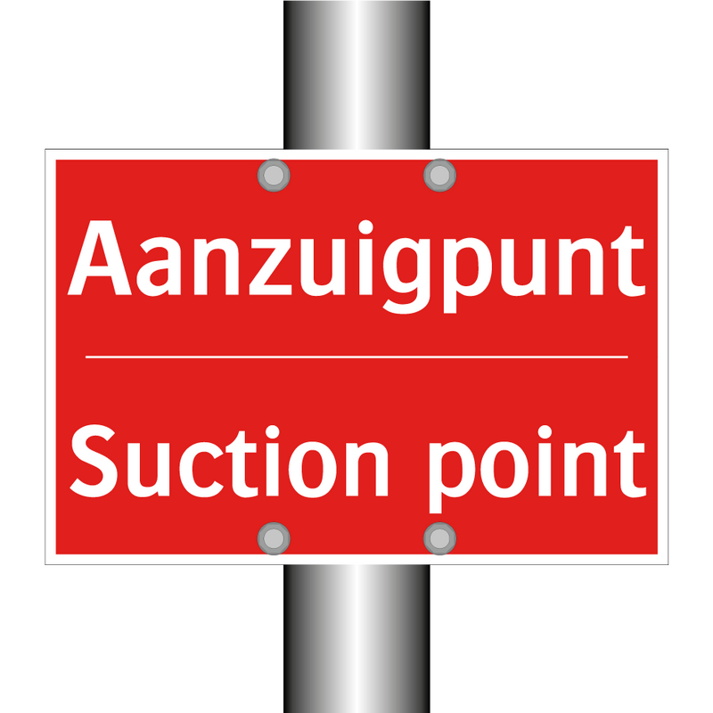 Aanzuigpunt - Suction point