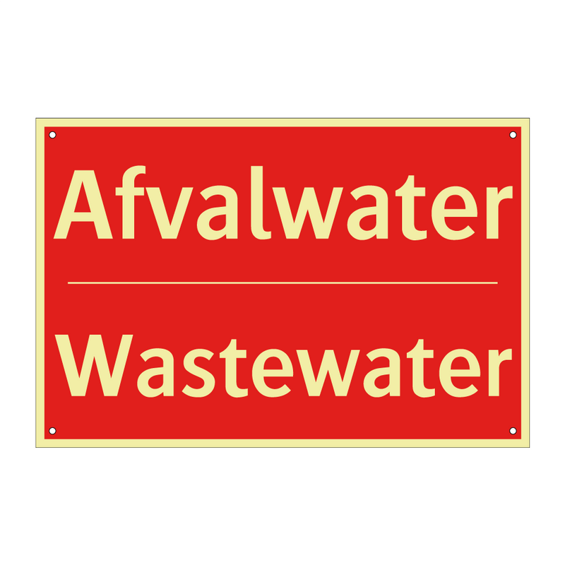 Afvalwater - Wastewater