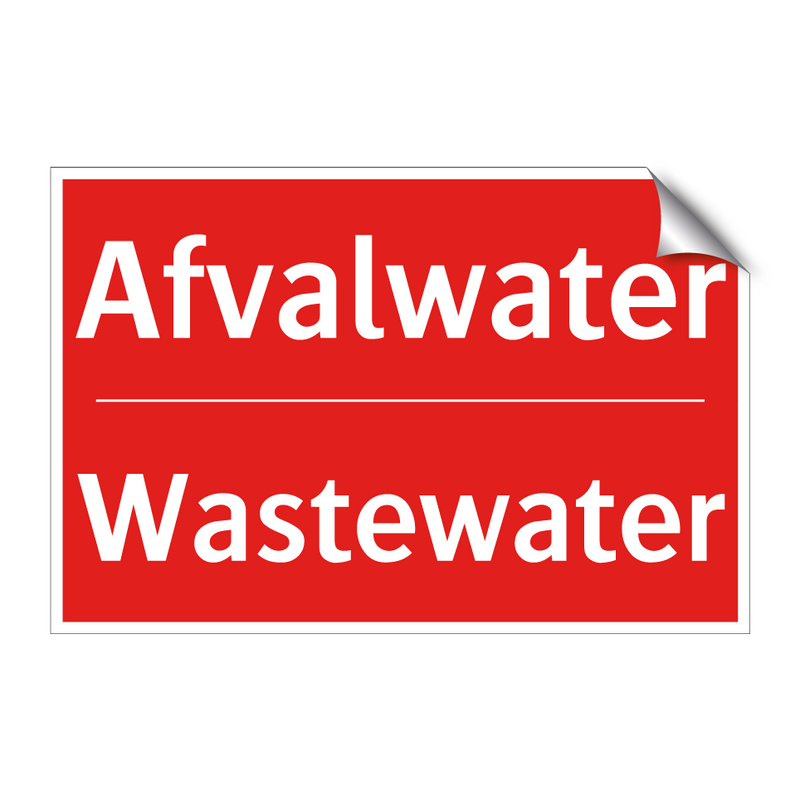 Afvalwater - Wastewater