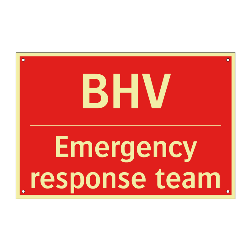 BHV - Emergency response team