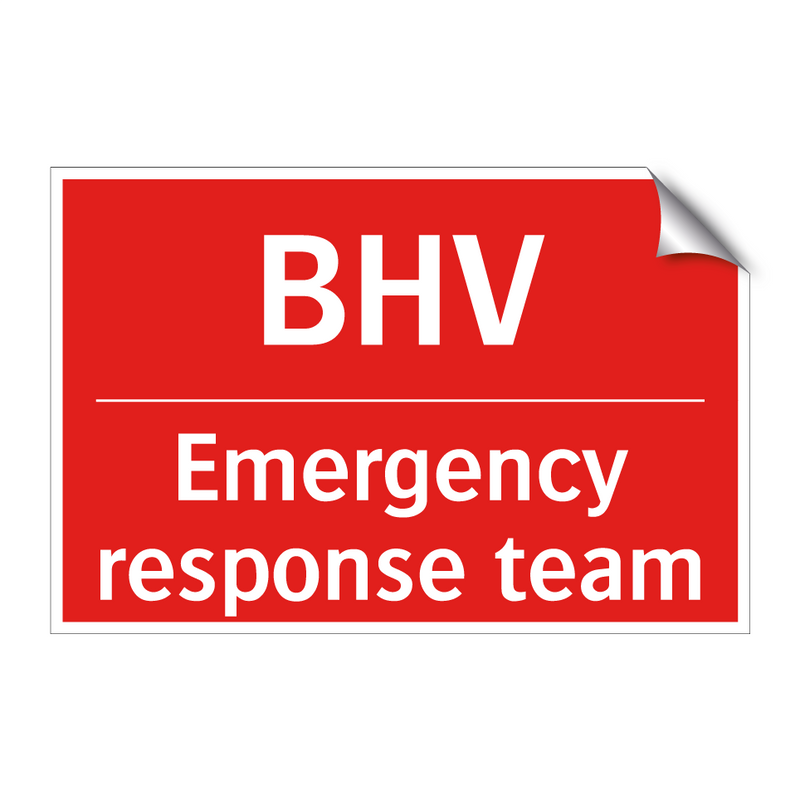 BHV - Emergency response team