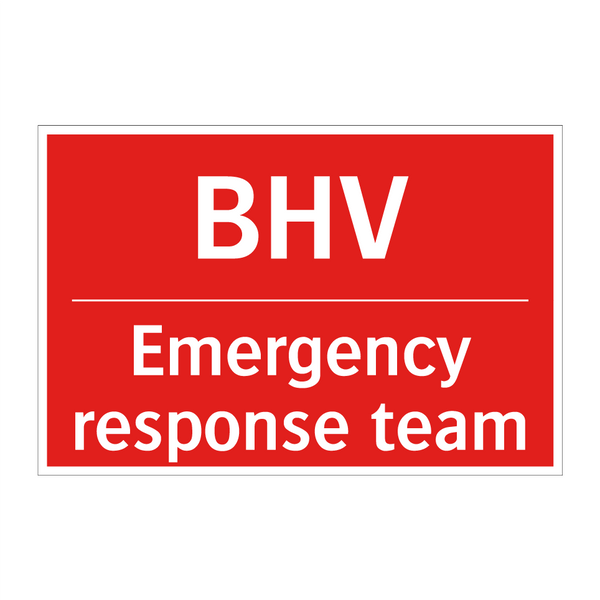 BHV - Emergency response team