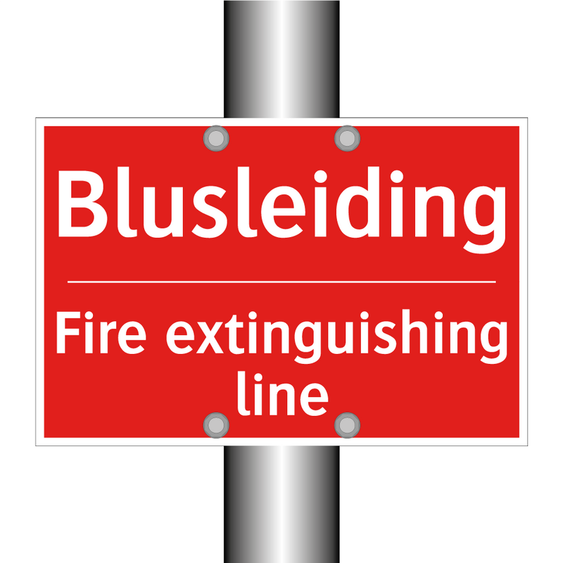 Blusleiding - Fire extinguishing line