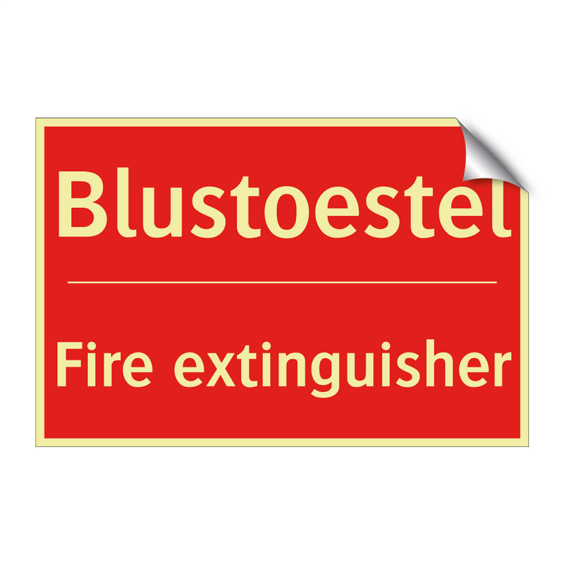 Blustoestel - Fire extinguisher