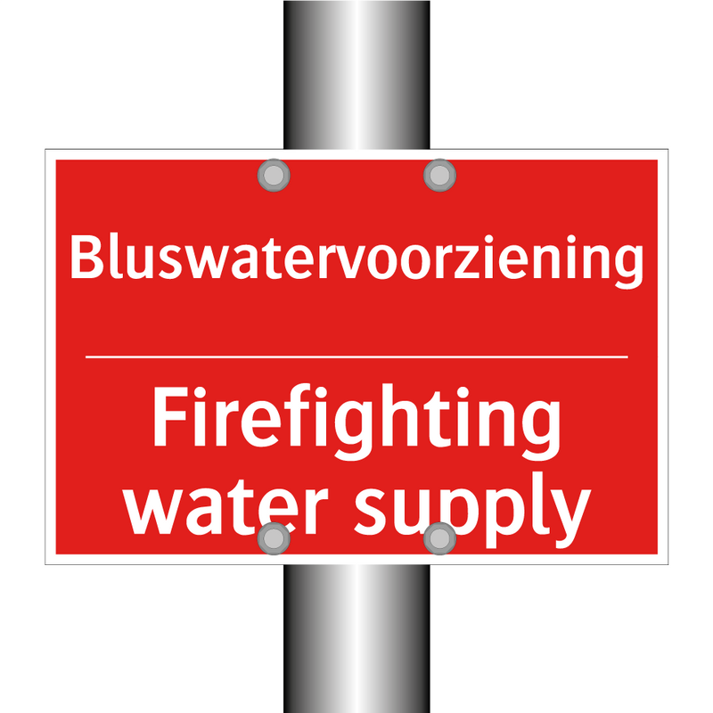 Bluswatervoorziening - Firefighting water supply