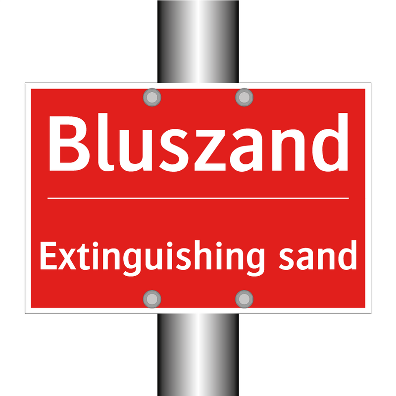 Bluszand - Extinguishing sand