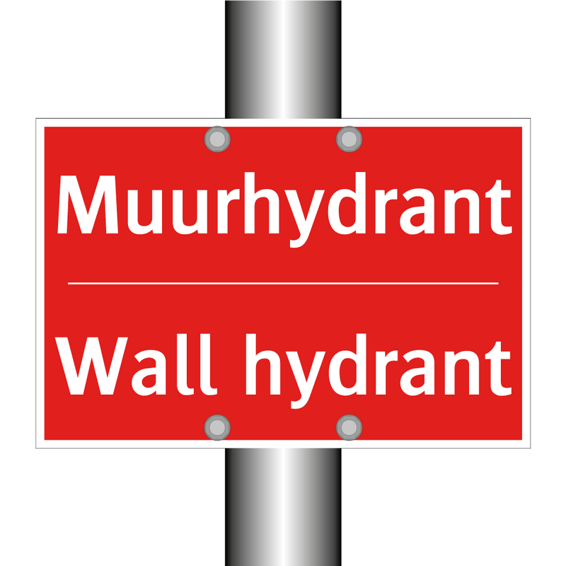 Muurhydrant - Wall hydrant