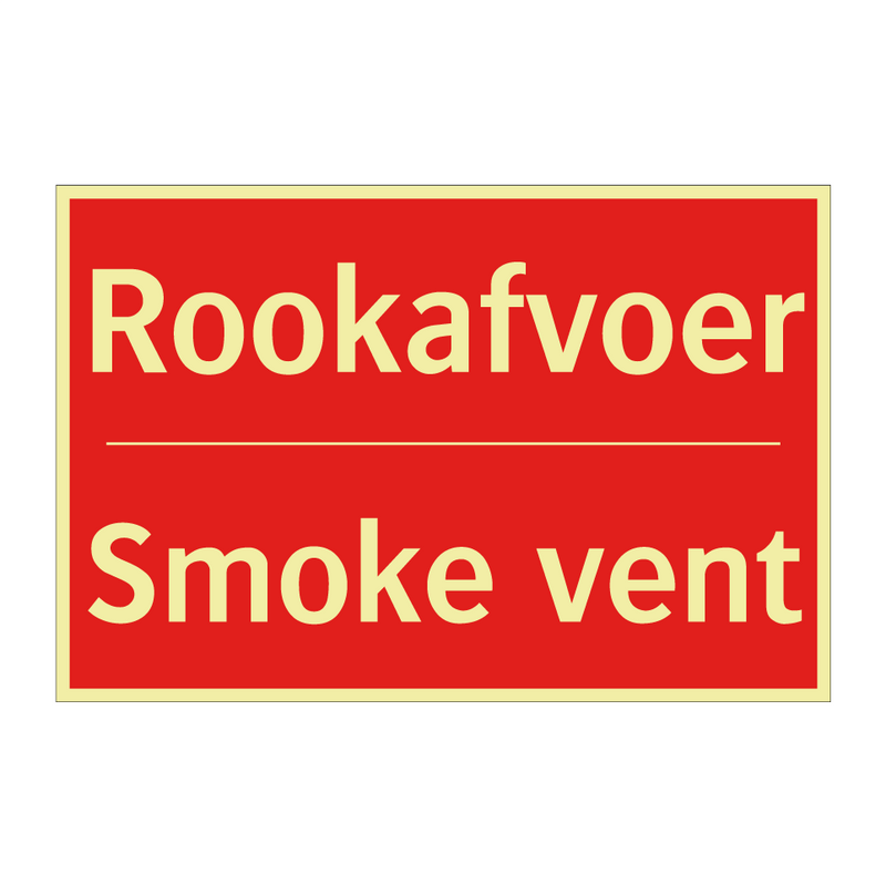 Rookafvoer - Smoke vent