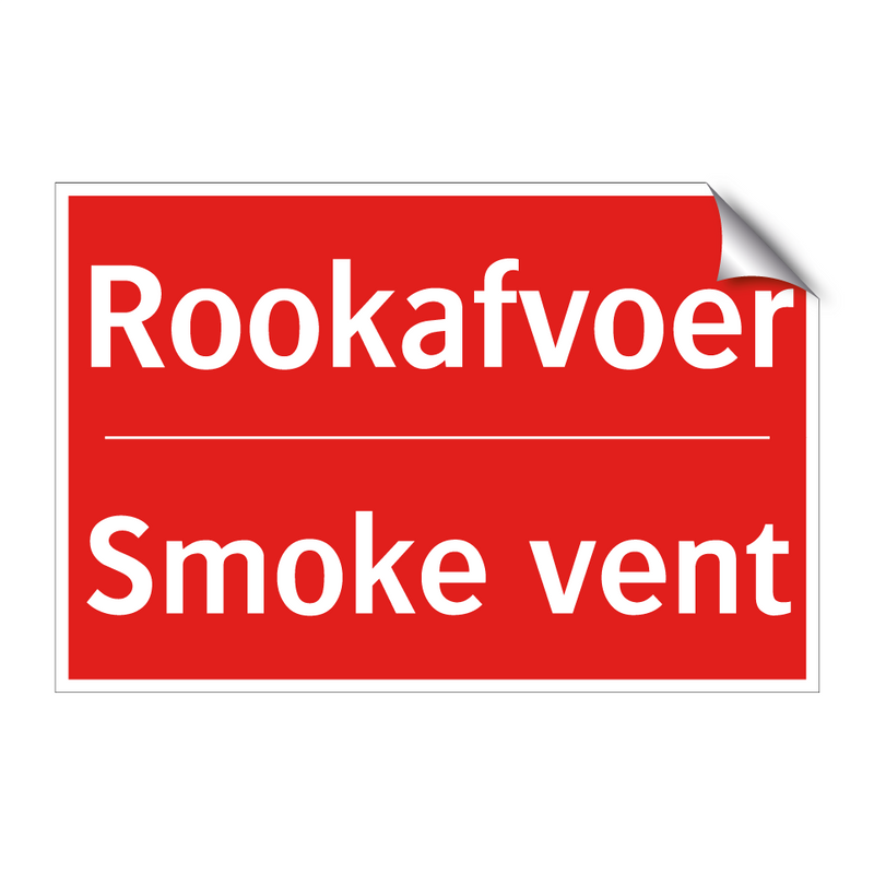 Rookafvoer - Smoke vent