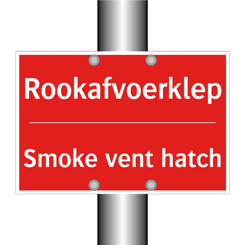 Rookafvoerklep - Smoke vent hatch