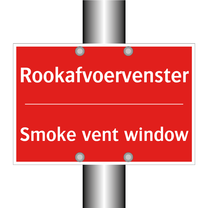 Rookafvoervenster - Smoke vent window