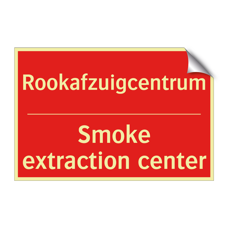 Rookafzuigcentrum - Smoke extraction center