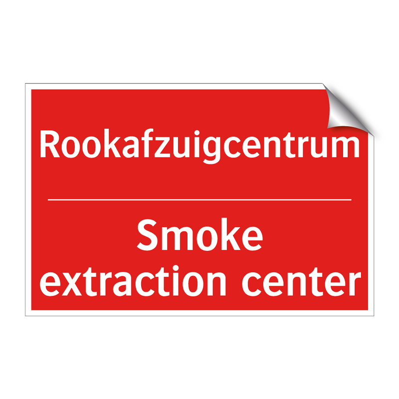 Rookafzuigcentrum - Smoke extraction center