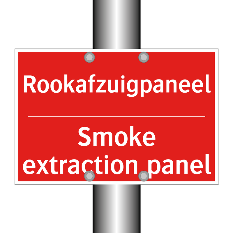 Rookafzuigpaneel - Smoke extraction panel