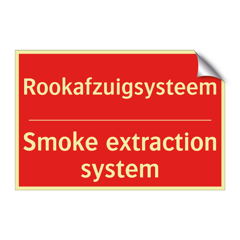 Rookafzuigsysteem - Smoke extraction system