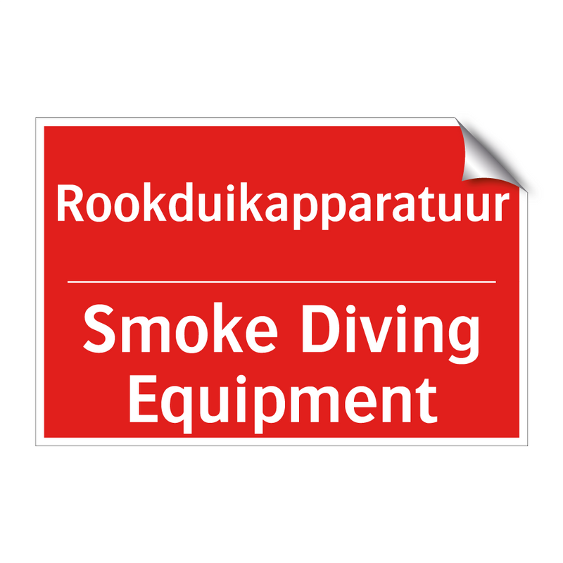 Rookduikapparatuur - Smoke Diving Equipment