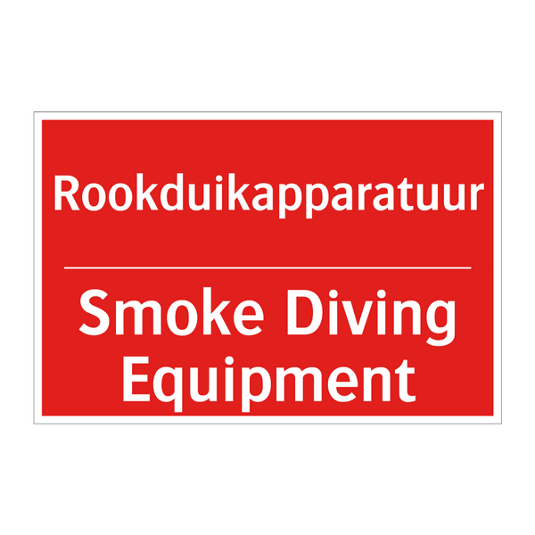 Rookduikapparatuur - Smoke Diving Equipment