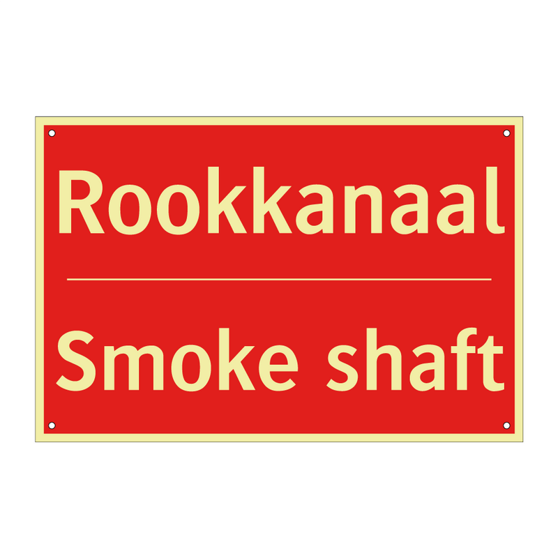 Rookkanaal - Smoke shaft