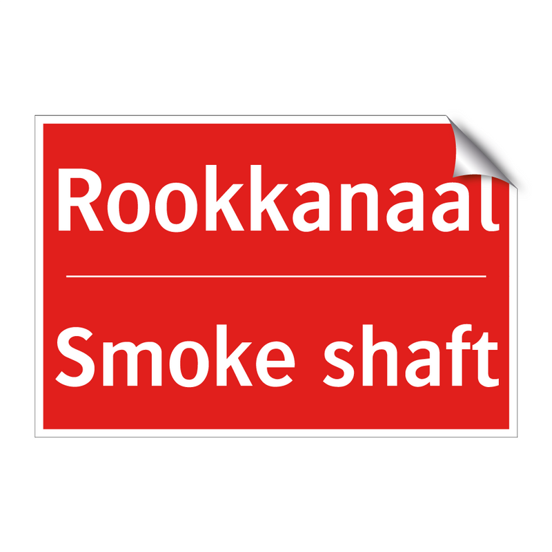 Rookkanaal - Smoke shaft