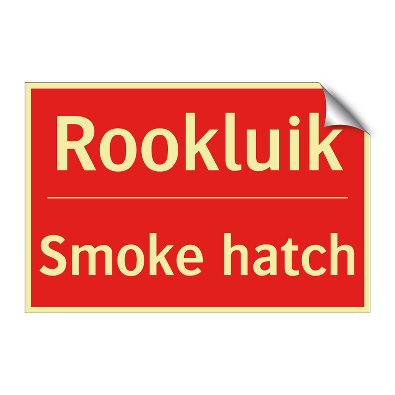 Rookluik - Smoke hatch