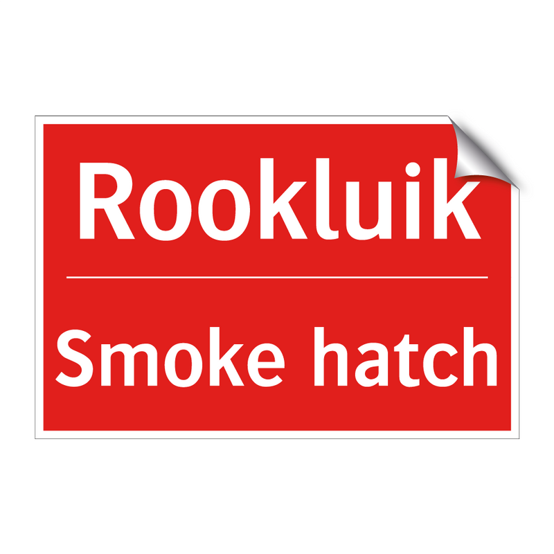 Rookluik - Smoke hatch