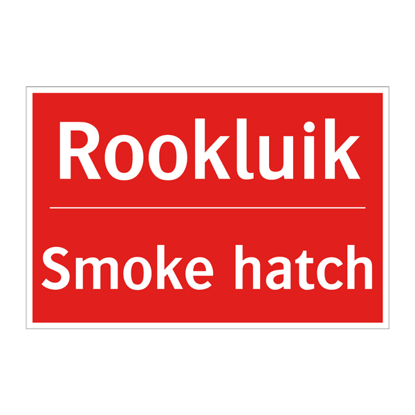 Rookluik - Smoke hatch