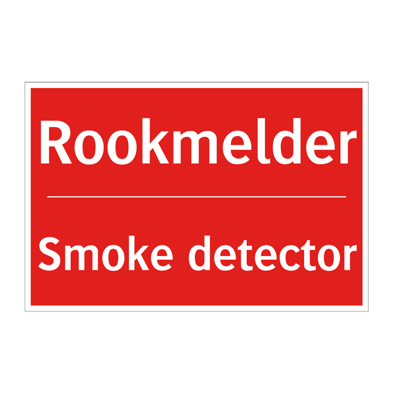 Rookmelder - Smoke detector