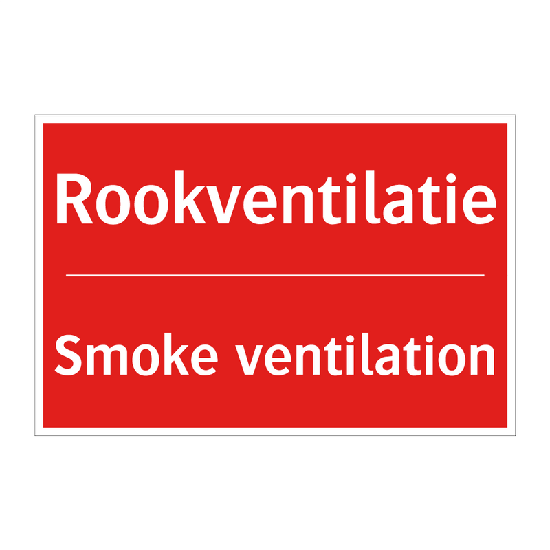 Rookventilatie - Smoke ventilation