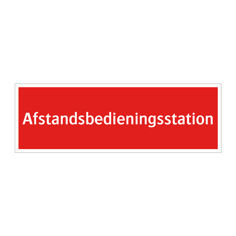 Afstandsbedieningsstation