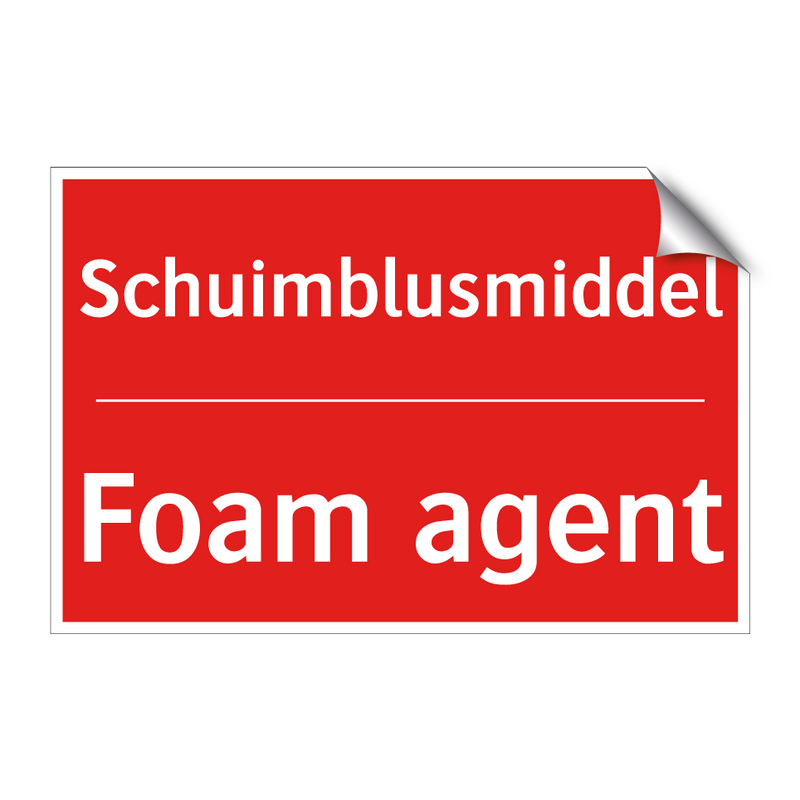 Schuimblusmiddel - Foam agent