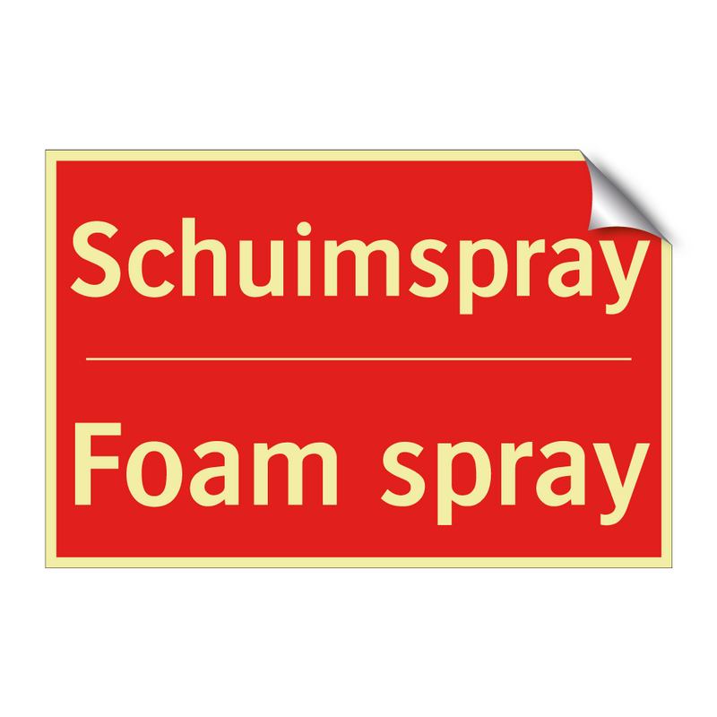 Schuimspray - Foam spray