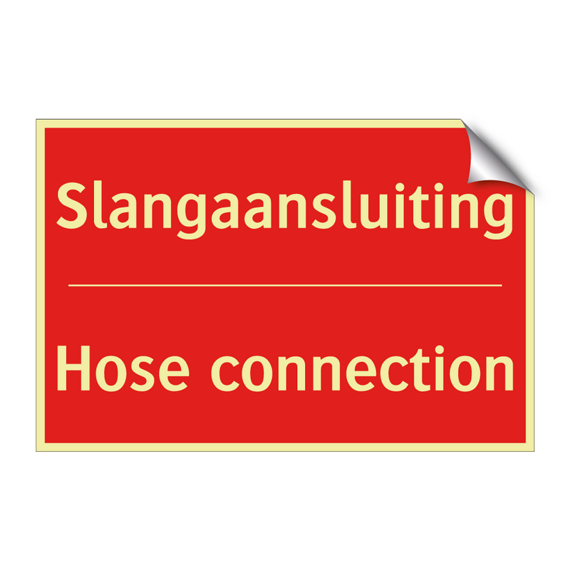 Slangaansluiting - Hose connection