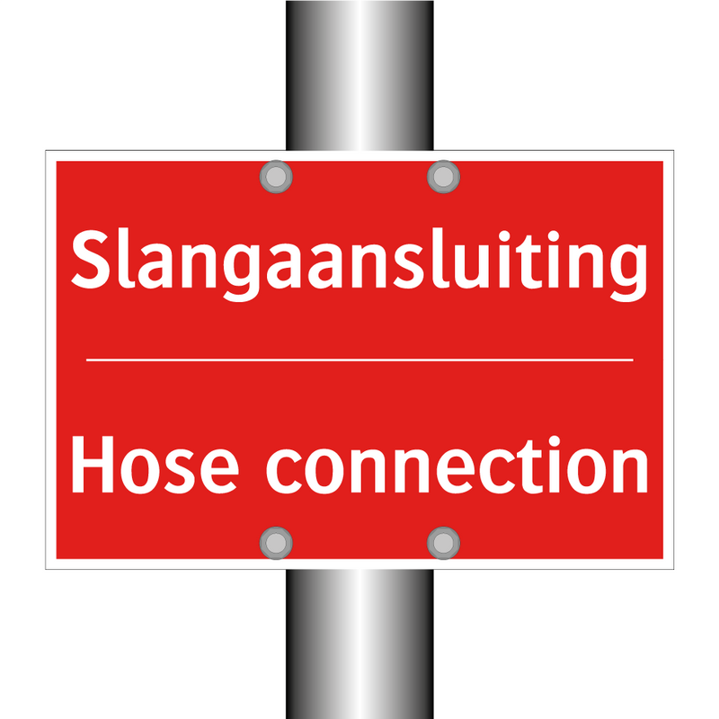 Slangaansluiting - Hose connection