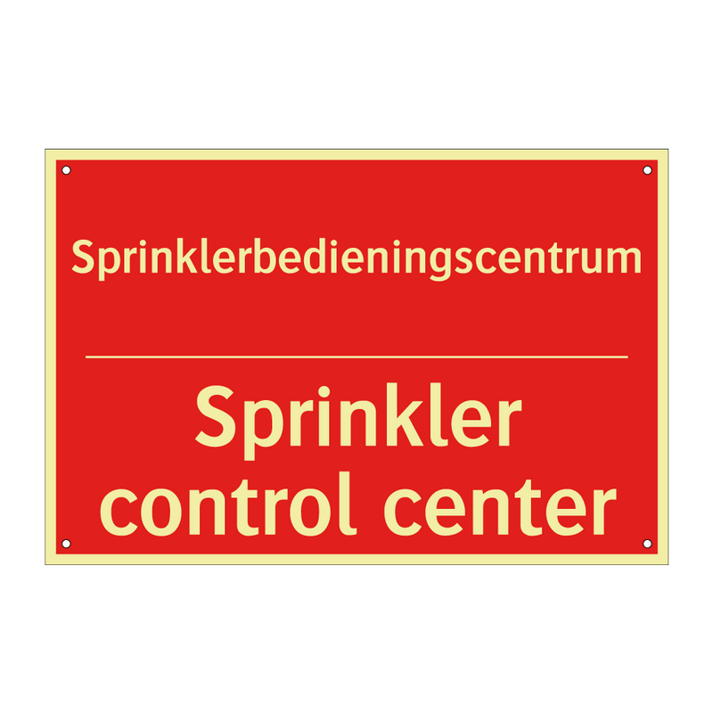 Sprinklerbedieningscentrum - Sprinkler control center