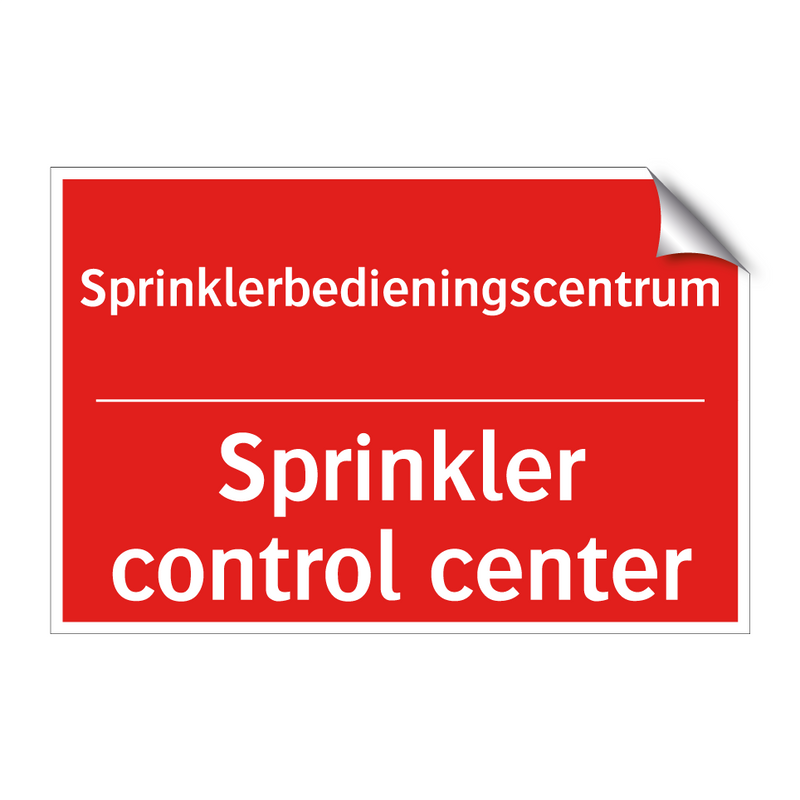 Sprinklerbedieningscentrum - Sprinkler control center