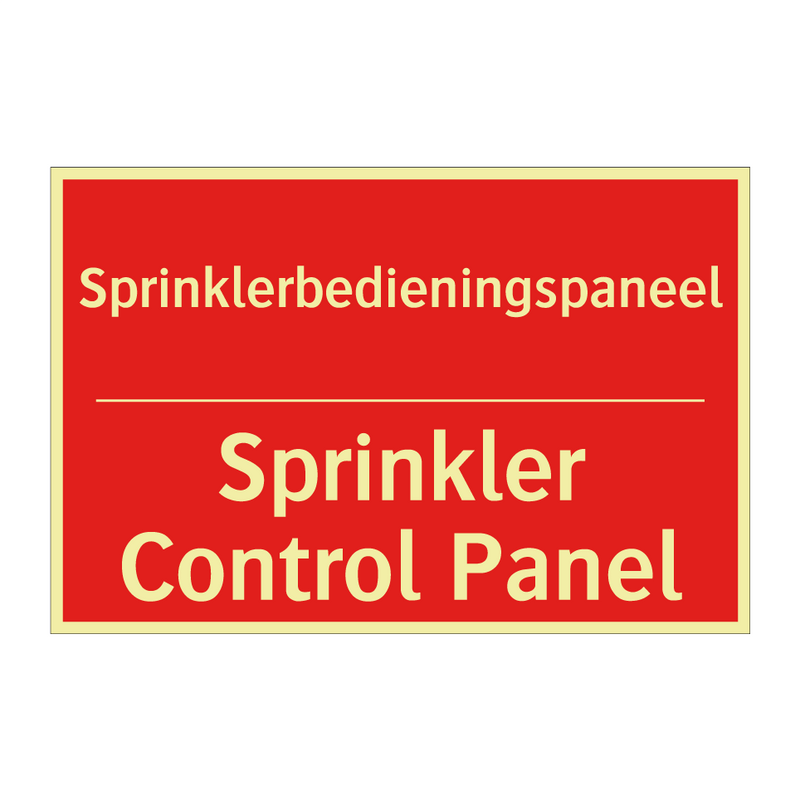 Sprinklerbedieningspaneel - Sprinkler Control Panel