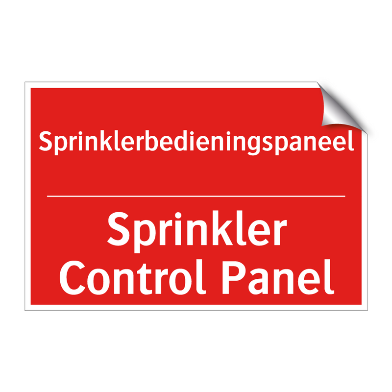 Sprinklerbedieningspaneel - Sprinkler Control Panel